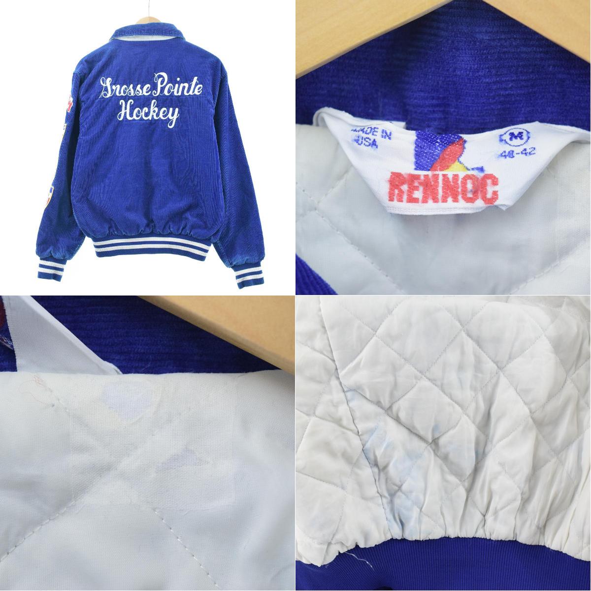 楽天市場】80年代 Rennoc バックチェーン刺繍 ワッペン コーデュロイ