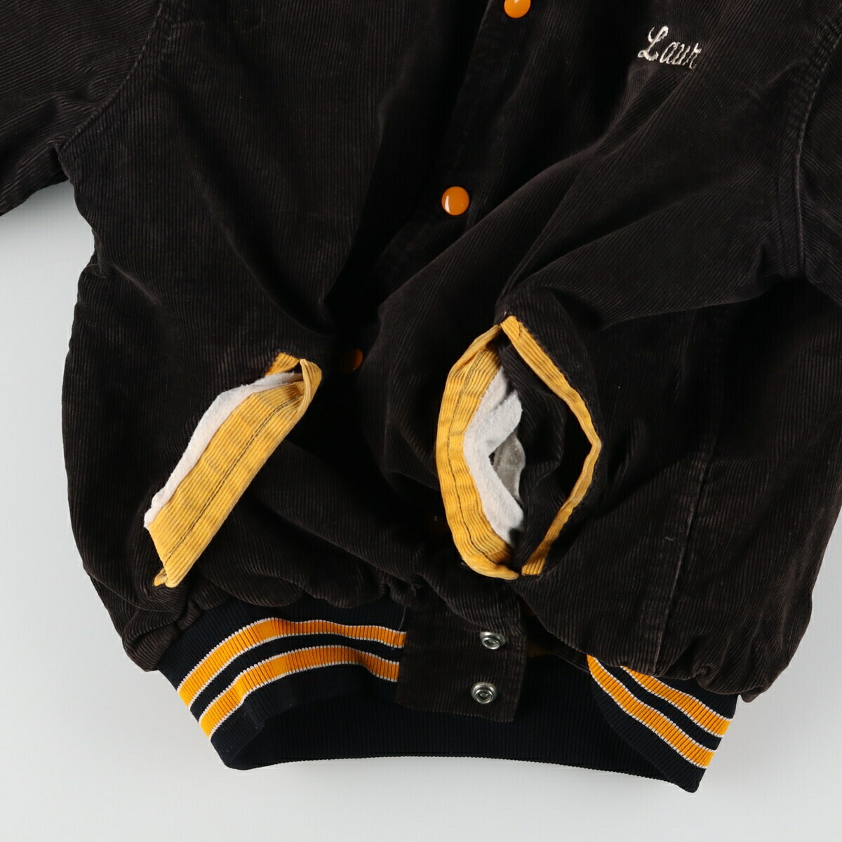 楽天市場】古着 90年代 Rennoc 襟付き コーデュロイスタジャン