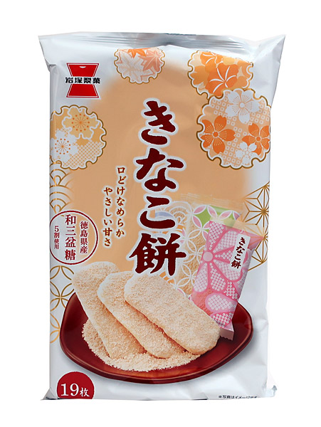 楽天市場】☆まとめ買い☆ 岩塚製菓 きなこ餅 19枚 ×12個【イー