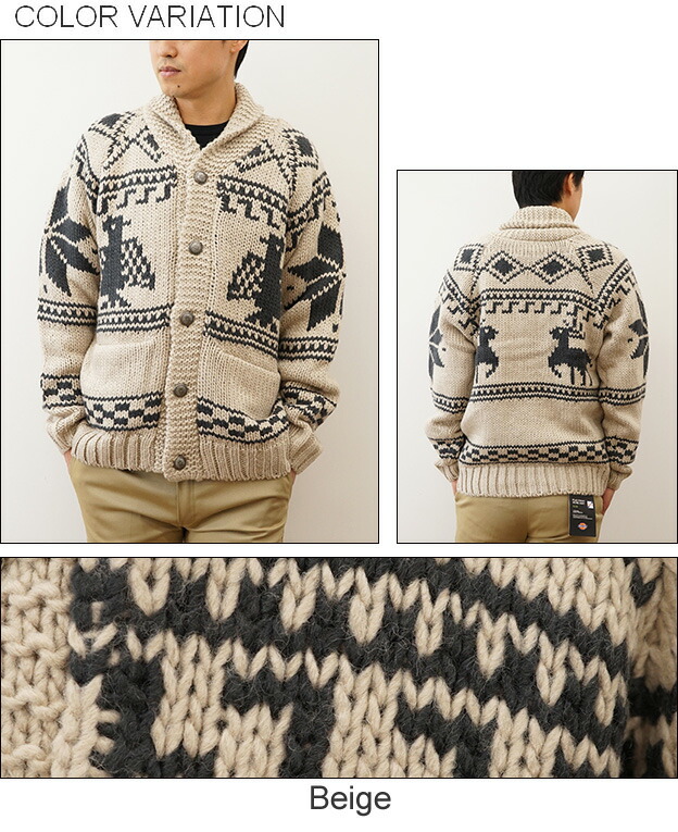 楽天市場】HOUSTON（ヒューストン） カウチン セーター カーディガン