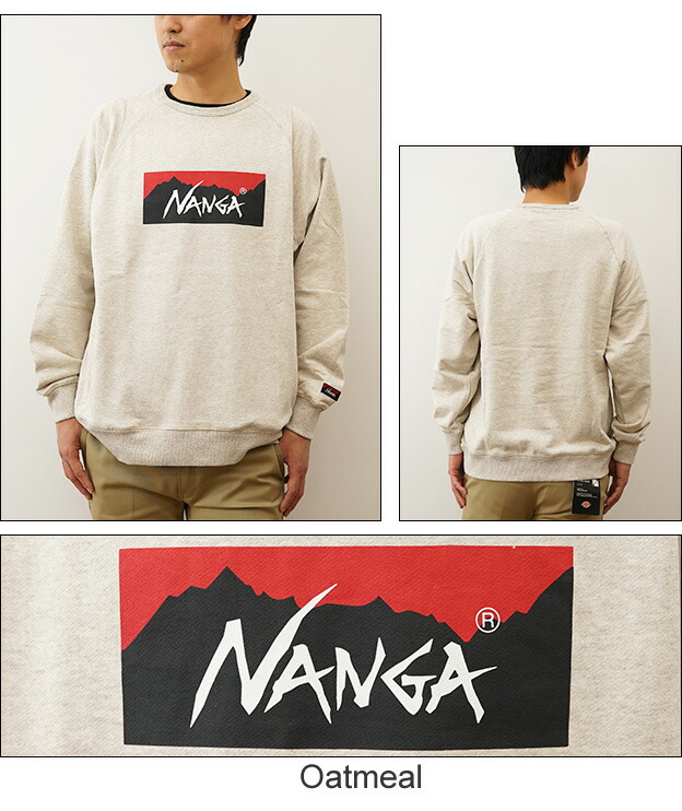 楽天市場】NANGA（ナンガ） ECO HYBRID BOX LOGO SWEATSHIRT エコ