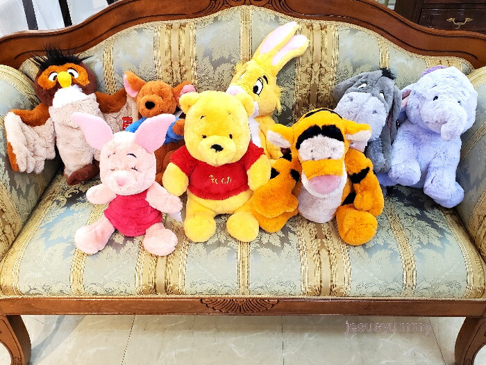 楽天市場】くまのプーさんと仲間たち フラッフィープラッシー 豪華 8体