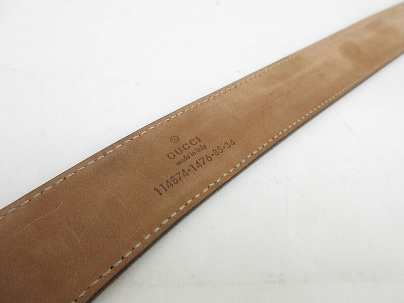 楽天市場】GUCCI(グッチ) GG柄 インターロッキングG ベルト 114874