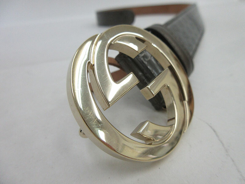 楽天市場】GUCCI(グッチ) GG柄 インターロッキングG ベルト 114874