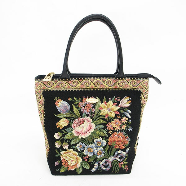 楽天市場】Think Bee！(シンクビー) フラワー 花柄 ハンドバッグ 黒