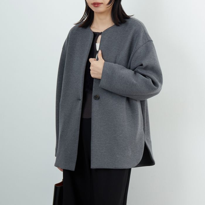 楽天市場】cloche クロッシェ ノーカラーコートの通販