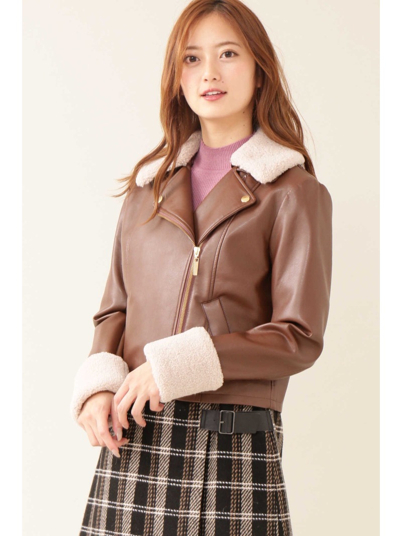 楽天市場】【SALE／60%OFF】プレイフルレザーライダースブルゾン JILL