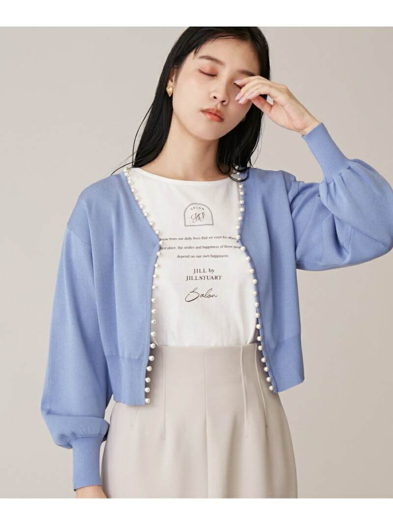 楽天市場】パールカーディガン JILL by JILL STUART ジル バイ ジル
