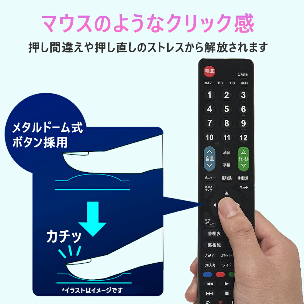 楽天市場】日立 wooo リモコン【2024年革新版】HITACHI 用テレビ