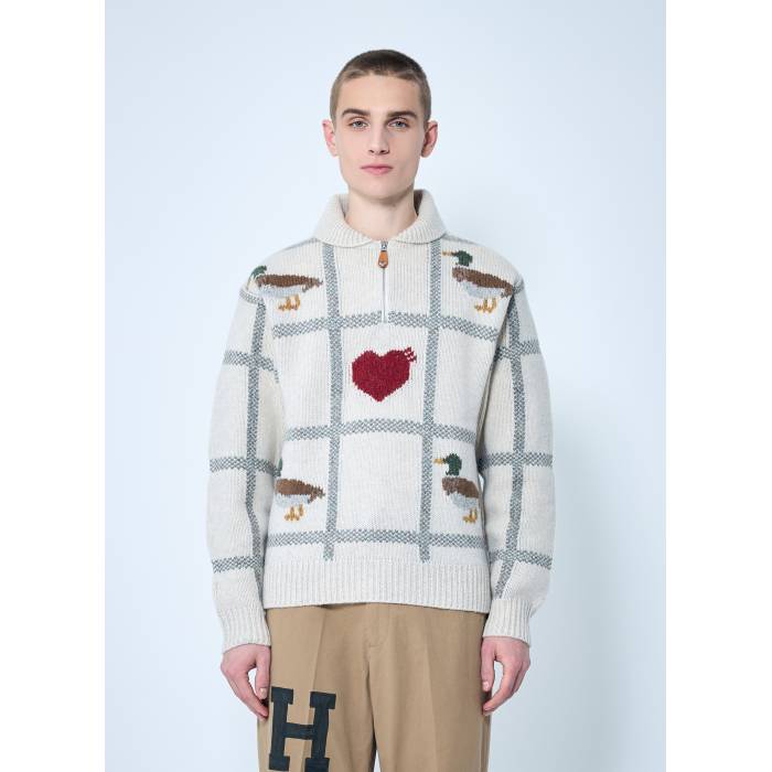 楽天市場】ヒューマンメイド Human Made 【 Animal Half-Zip Sweater