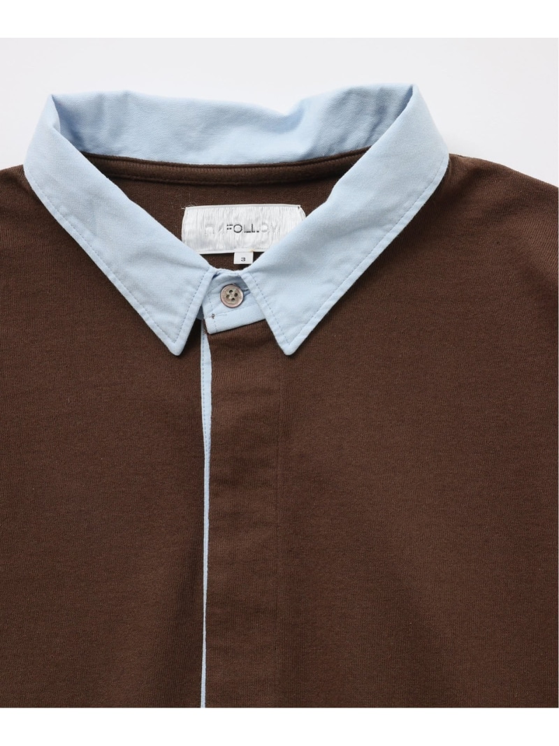 楽天市場】【FOLL / フォル】dry cotton rugby shirt JOURNAL STANDARD
