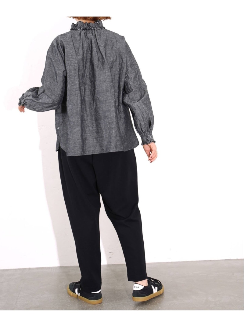 楽天市場】《追加》CLシャンブレー フリルブラウス journal standard