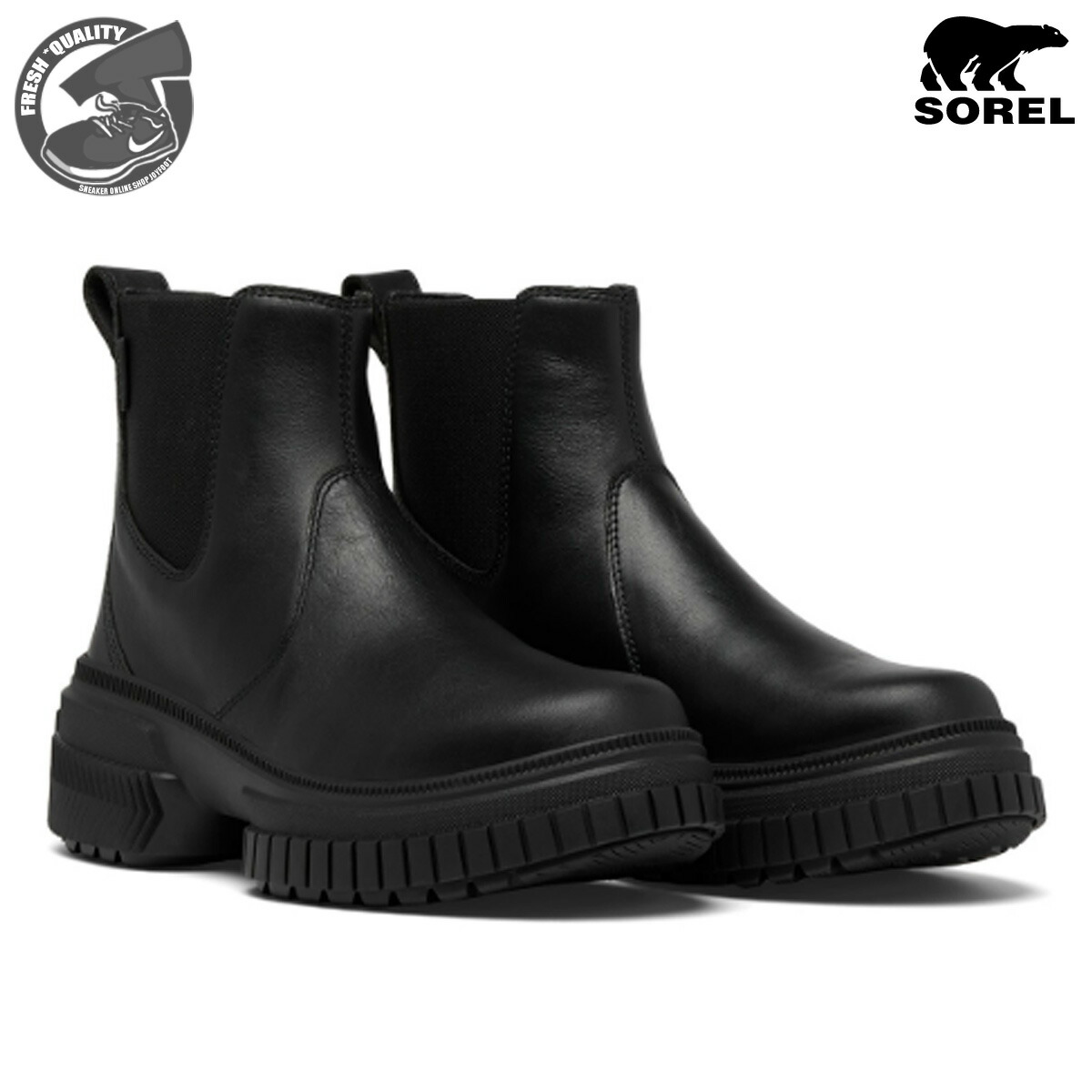 楽天市場】SOREL ONA AVE CHELSEA BOOT WP BLACK/BLACK(010) NL5140