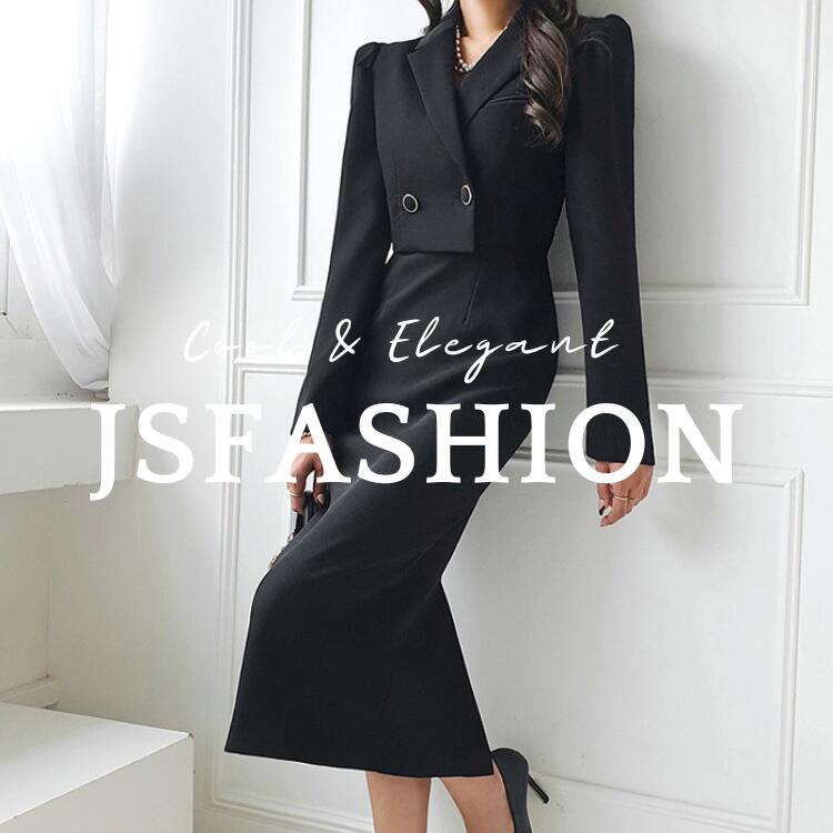 楽天市場】スーツワンピース タイトワンピ セットアップ風 Vネック