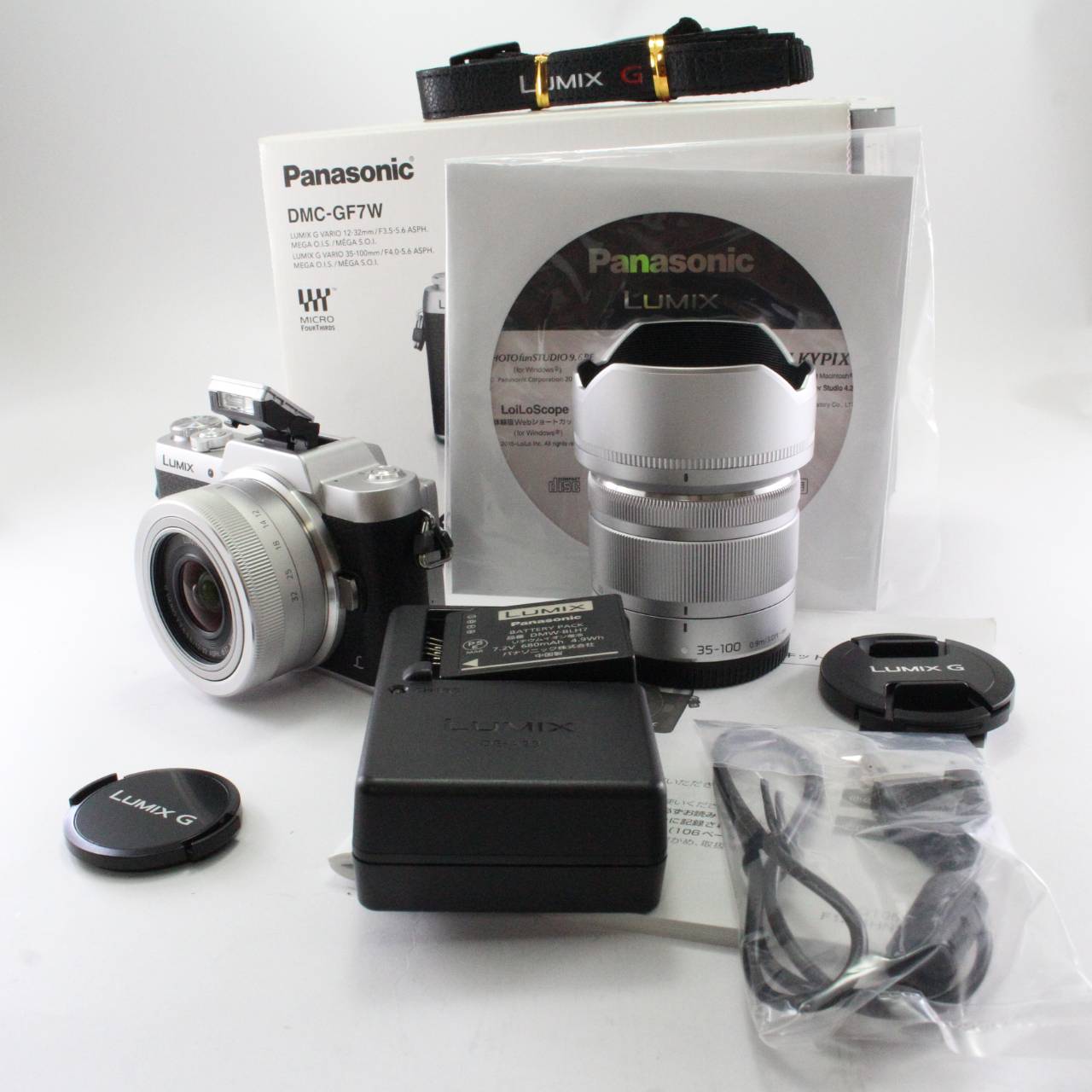 楽天市場】lumix dmc－gf7w ダブルズームレンズキットの通販