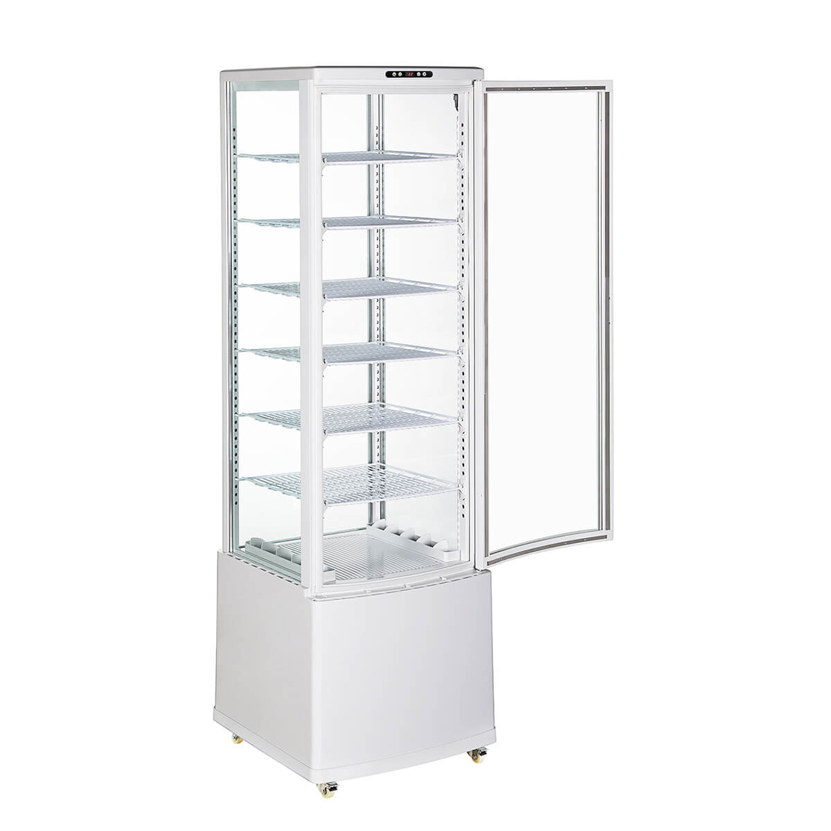 楽天市場】【立春セール!!】 280L 白 大型 4面ガラス 冷蔵ショー