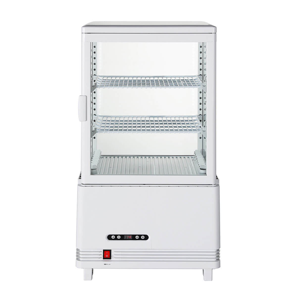 楽天市場】【アウトレット売り尽くし特価】 60L 白 4面ガラス 冷蔵