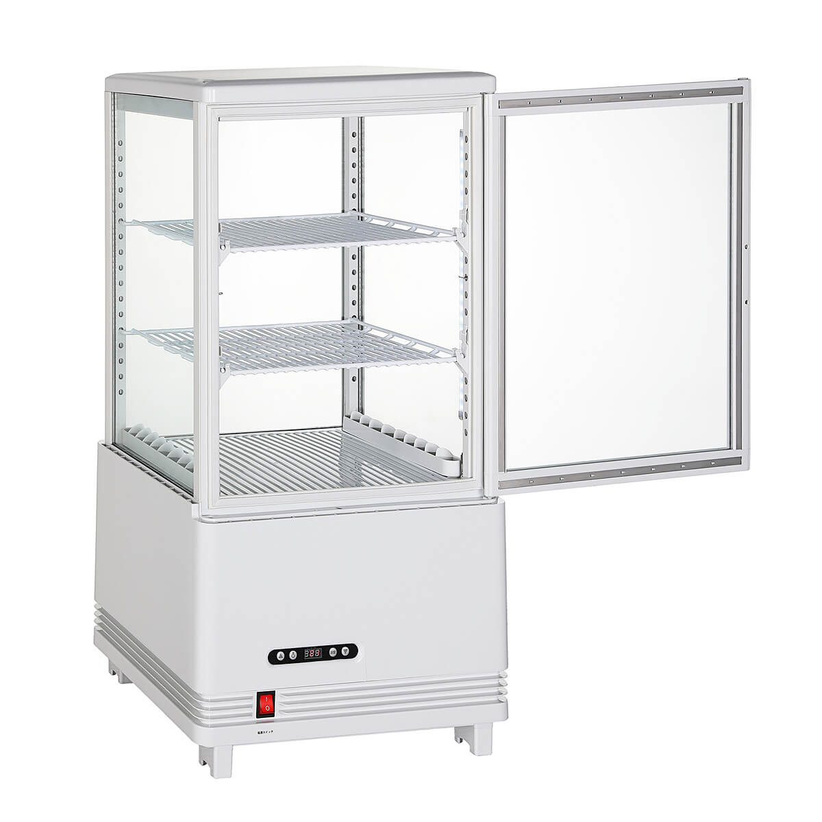 楽天市場】【立春セール！】 60L 白 4面ガラス 冷蔵ショーケース 卓上