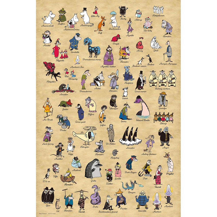 楽天市場】ムーミン ジグソーパズル1000ピースの通販