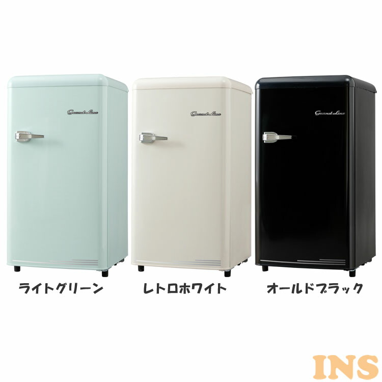 楽天市場】冷凍庫 家庭用 おしゃれ 60L Grand-Line 1ドア レトロ冷凍庫