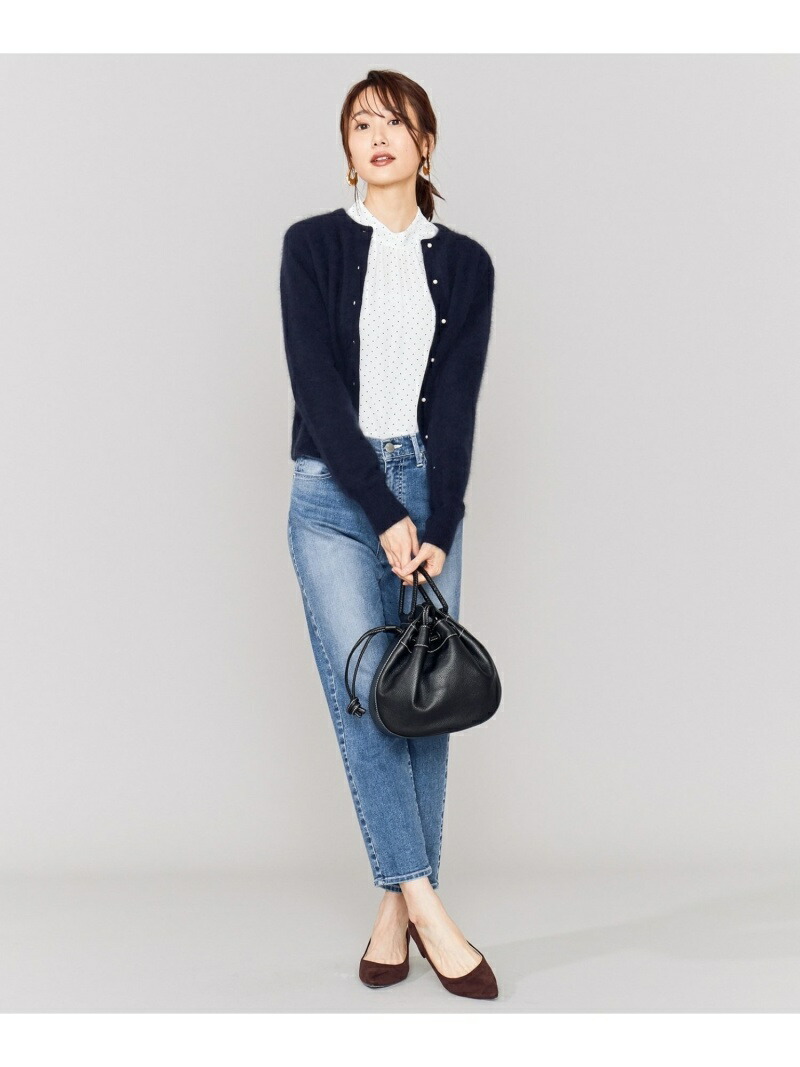 楽天市場】【SALE／50%OFF】カラーラクーンニットカーディガン 組曲