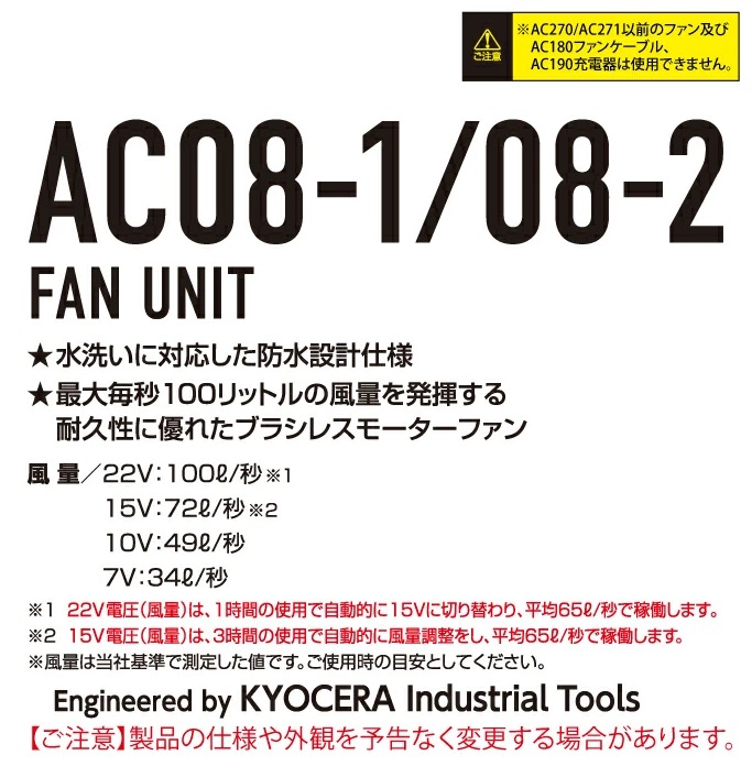 楽天市場】[2024春夏新作] BURTLE バートル ファン AC08-2 22V 新色