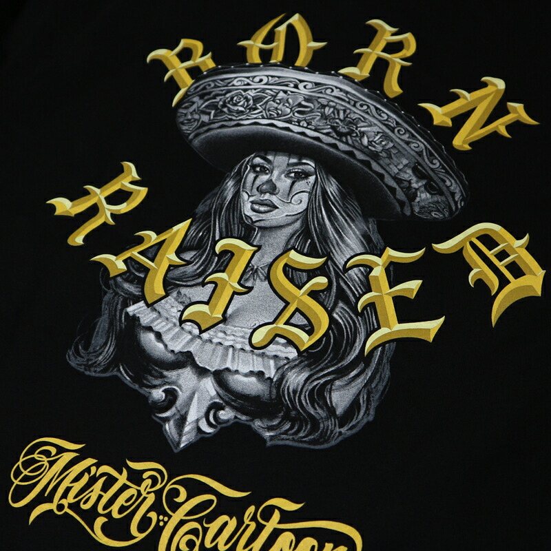 楽天市場】BORN X RAISED ボーンアンドレイズド x MR. CARTOON CHARRA