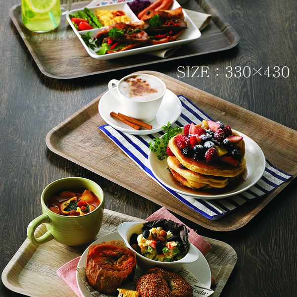 楽天市場】全5色 食洗機対応 カフェトレー 33×43cm・約560g[ユーロ