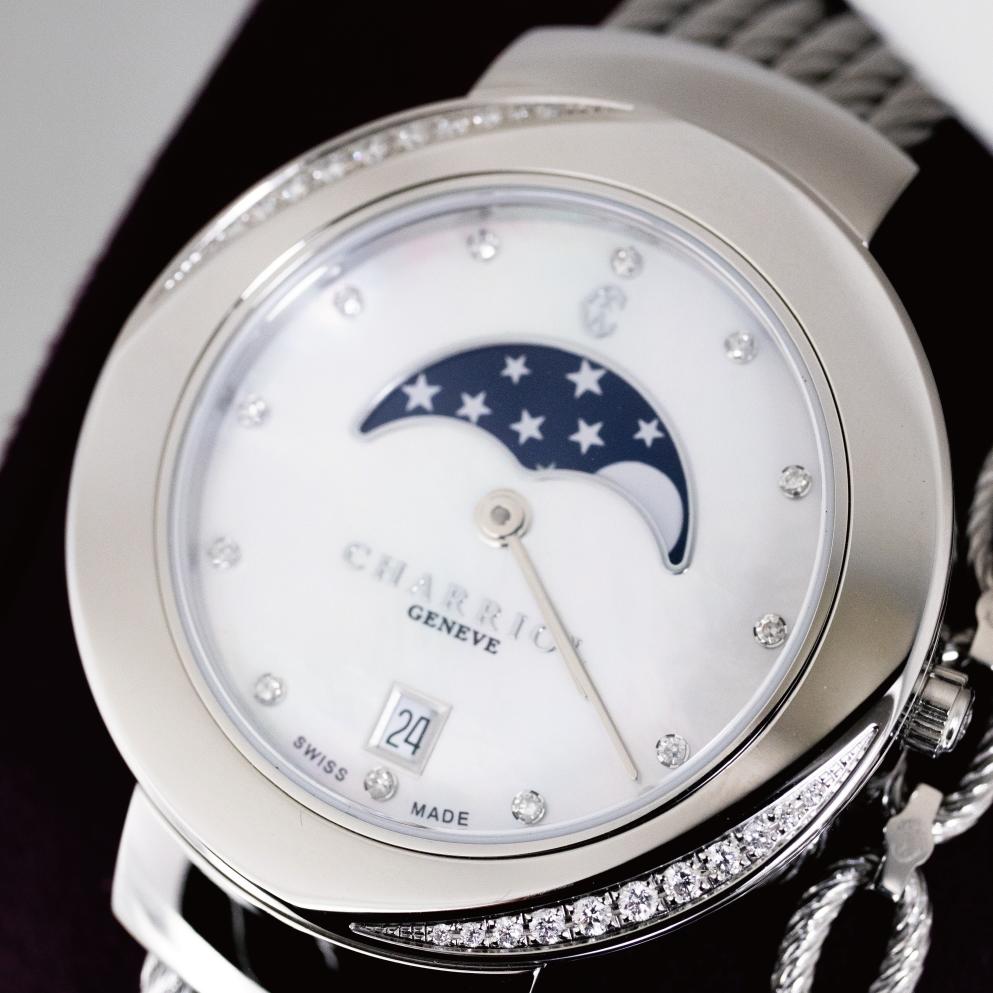 楽天市場】CHARRIOL シャリオール レディースウォッチ スイス製 月