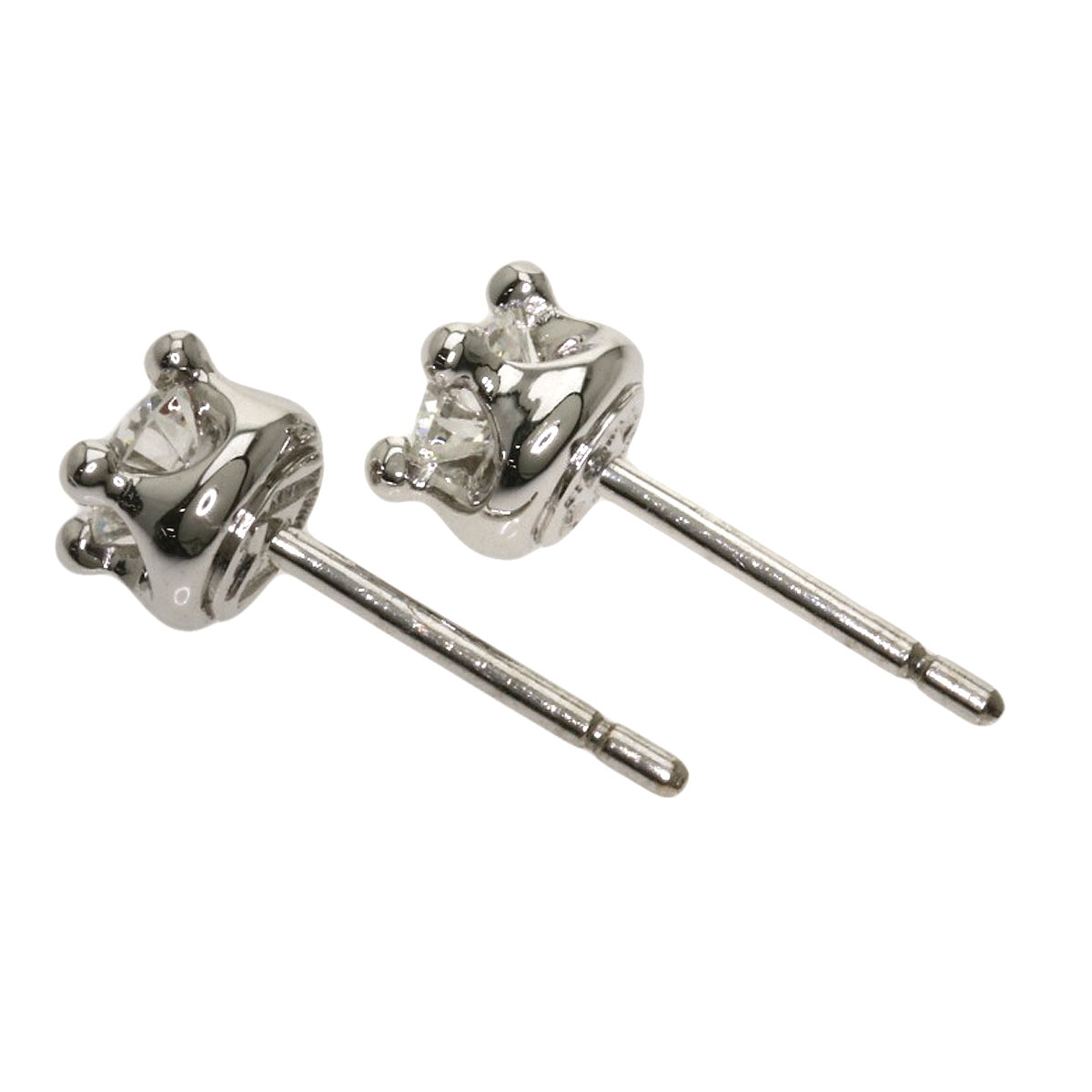 楽天市場】ブルガリ コロナ ダイヤモンド ピアス K18ホワイトゴールド