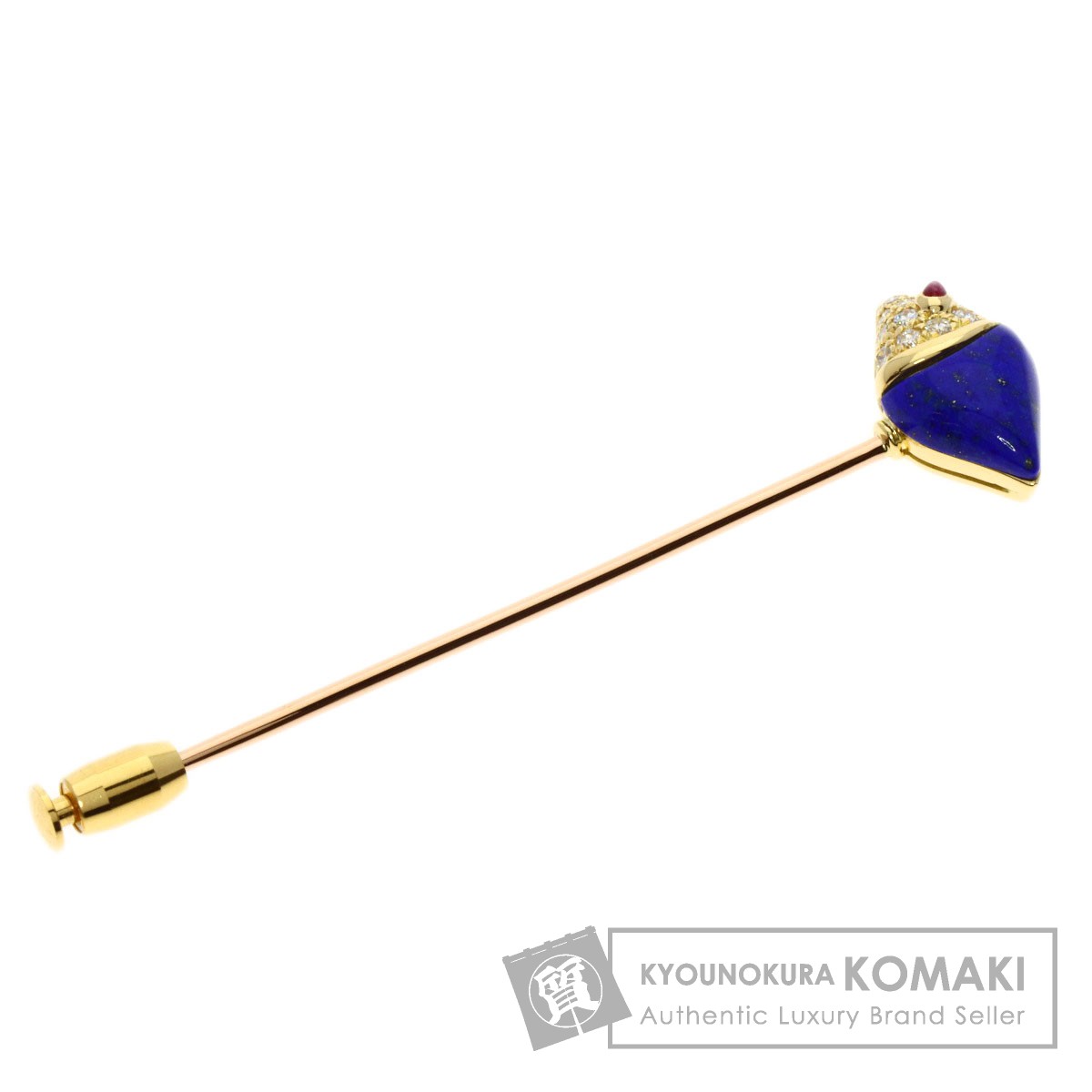 楽天市場】ブルガリ ナチュラリア ピンブローチ ラピスラズリ