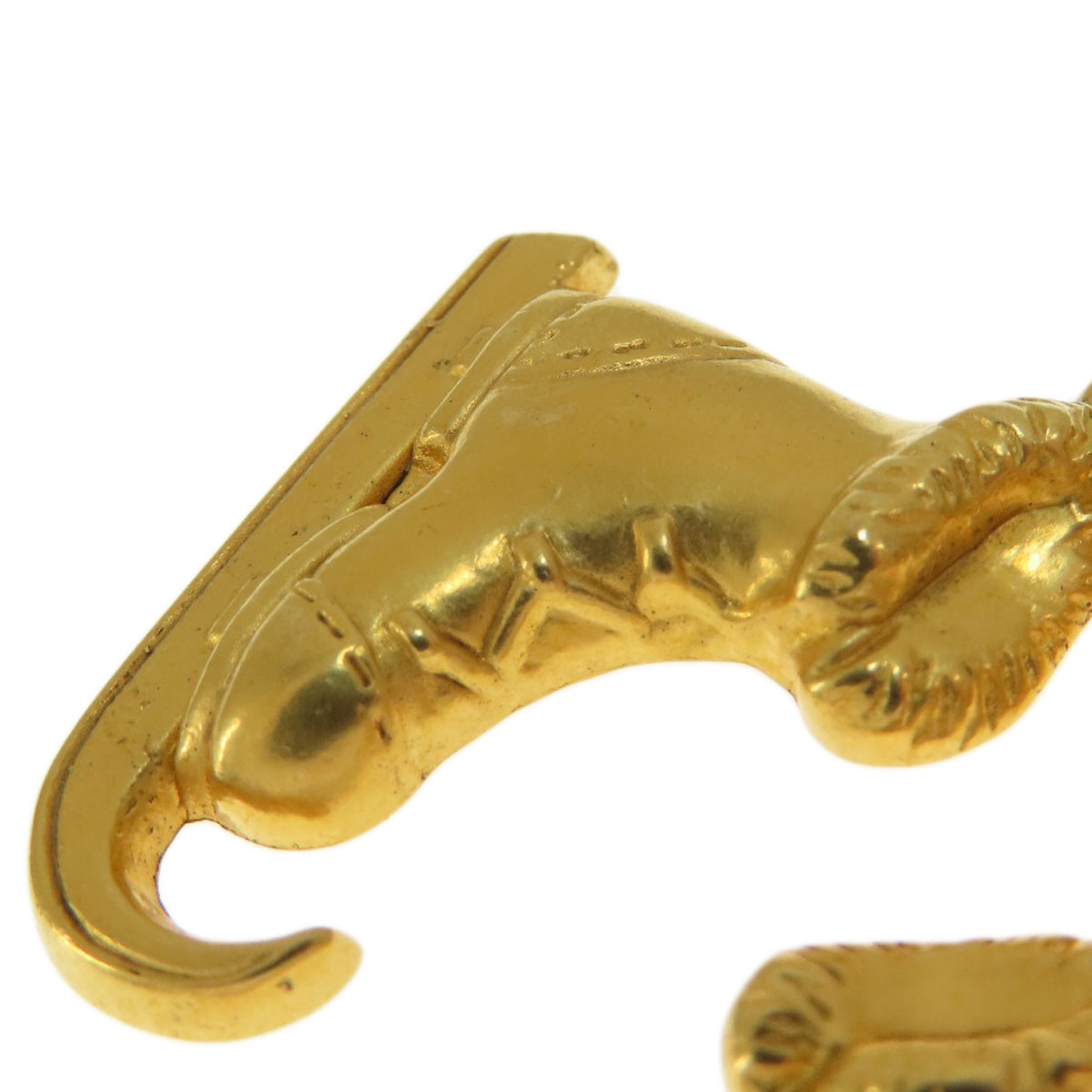 楽天市場】エルメス スケートシューズモチーフ ブローチ 金属製