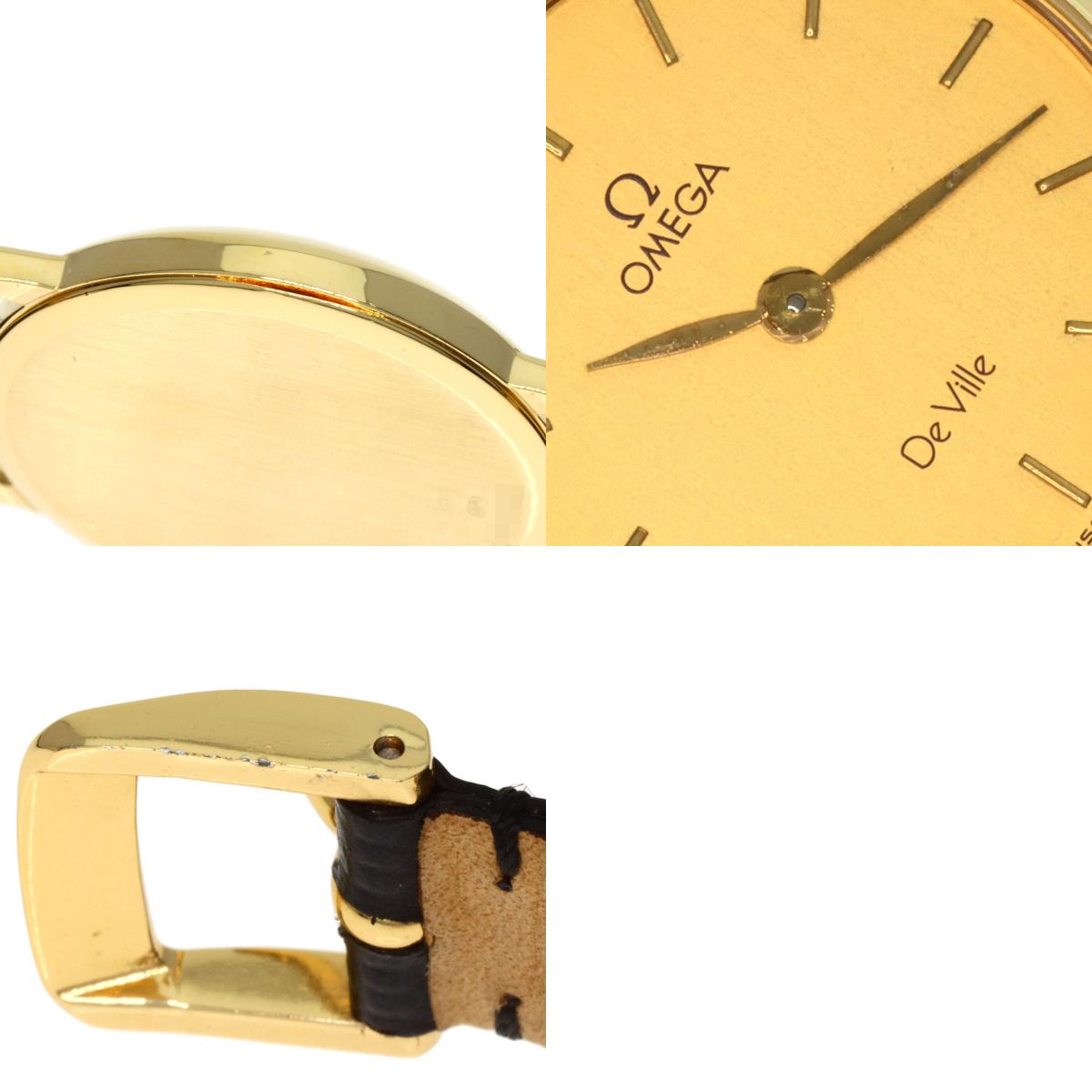 楽天市場】オメガ デビル 腕時計 K18イエローゴールド/革 レディース