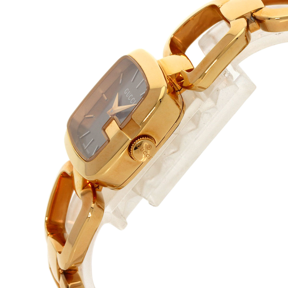 楽天市場】グッチ 125.5 スクエアフェイス 腕時計 GP/GP レディース
