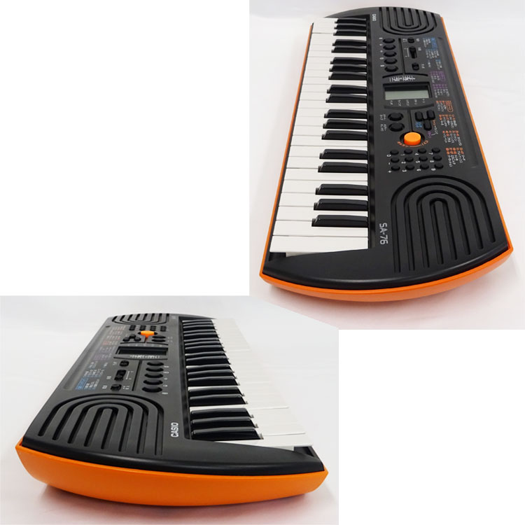 楽天市場】【中古】CASIO(カシオ)ミニキーボード 44鍵盤 SA-76