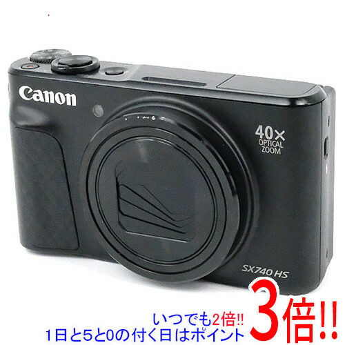 楽天市場】キヤノン powershot sx740hs ブラックの通販