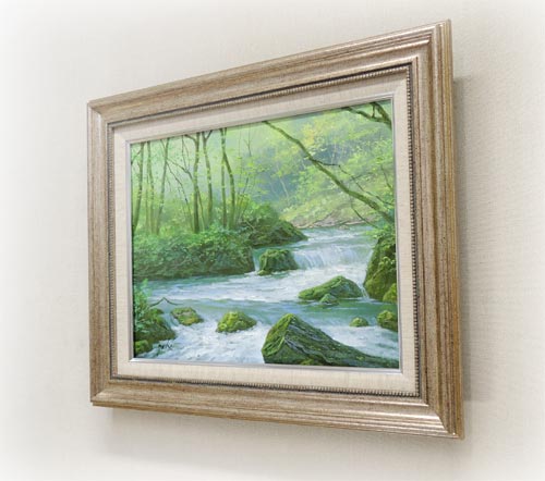 楽天市場】絵画 油絵 奥入瀬渓流 (関健造) 送料無料 【海・山】【肉筆