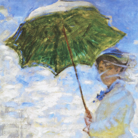 楽天市場】クロード・モネ 散歩、日傘をさす女性 ワシントン