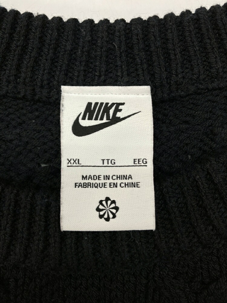 楽天市場】【中古】 ナイキ NIKE CABLE KNIT SWEATER L/S ケーブル