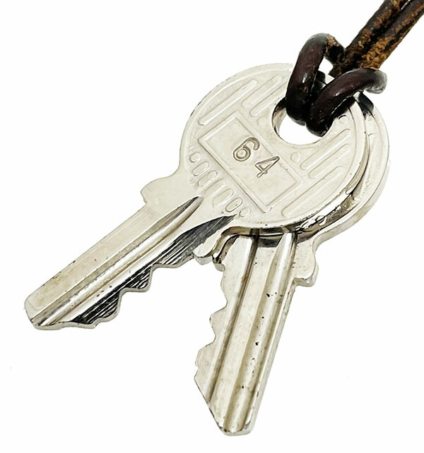 楽天市場】エルメス パドロック カデナ キー2本 メタル シルバー