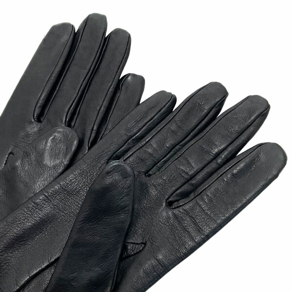 楽天市場】ロエベ 手袋 シープスキン レザー 革 羊革 ブラック 黒