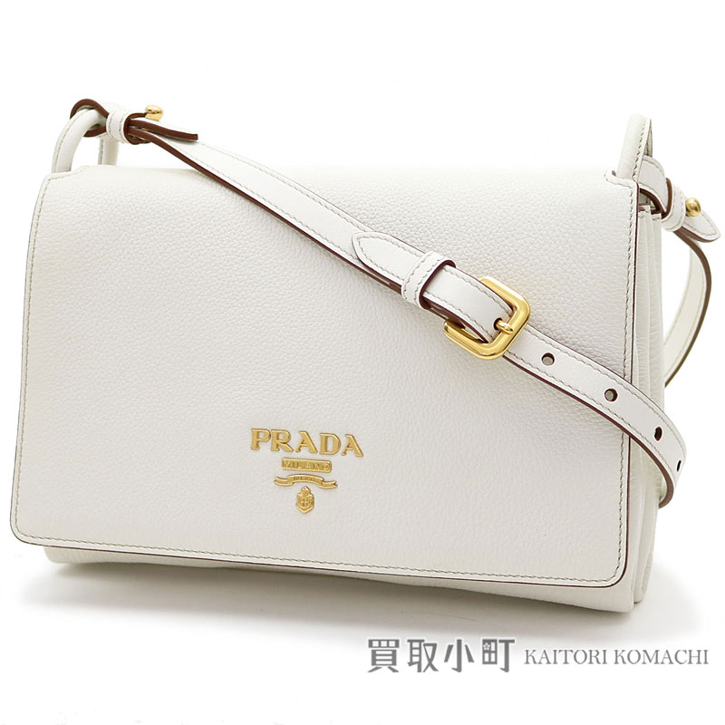 楽天市場】【美品】プラダ【PRADA】 レザー ショルダーバッグ