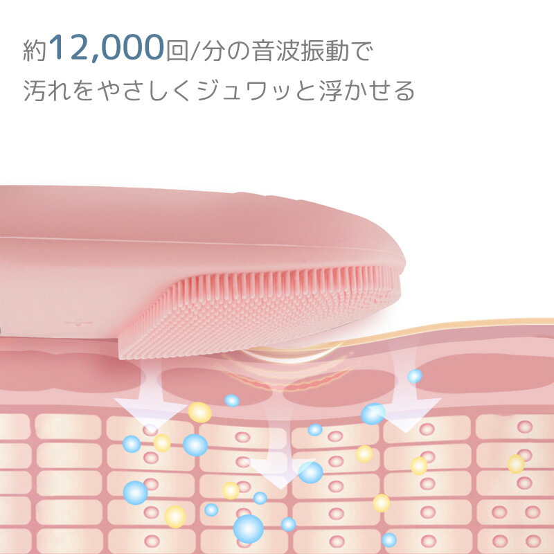 楽天市場】洗顔ブラシ 電動 シリコン 肌に優しい フェイスブラシ 電動