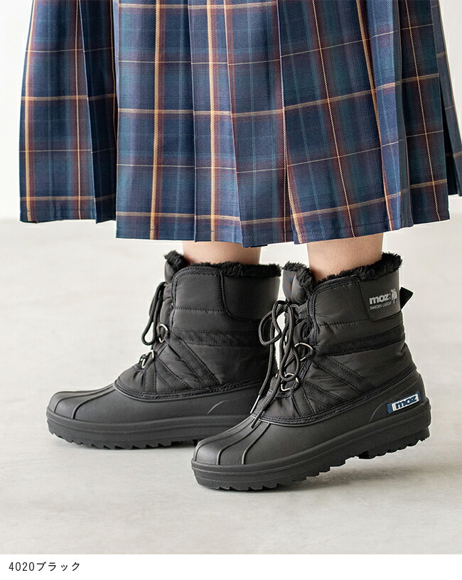 楽天市場】送料無料 moz スノーブーツ モズ ボア ファー レディース 撥
