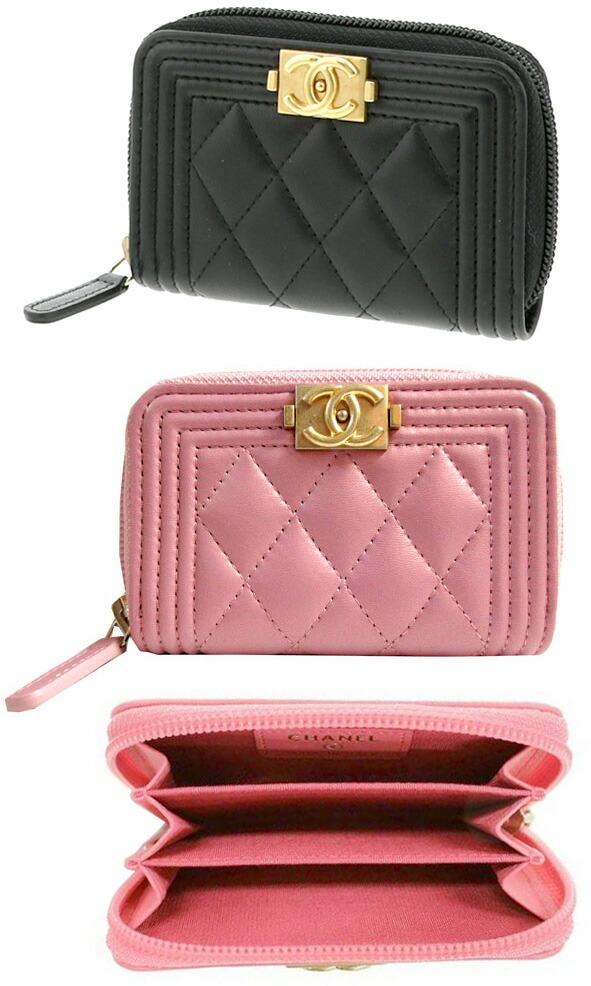 楽天市場】CHANEL シャネル 小銭入れラウンドファスナーコインケース