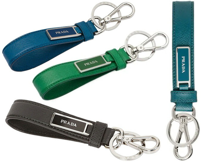 楽天市場】PRADA プラダ キーリング キーホルダーサフィアノレザー