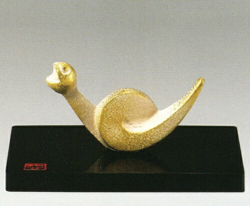 2025年度干支（へび・蛇・巳）の置物煌（きらめき）○大森孝志作 高岡銅器