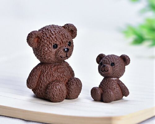 楽天市場】動物フィギュア くま お座り熊 くま 水耕栽培 テラリウム