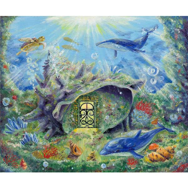 楽天市場】≪中島みつき油絵コレクション≫「海の隠れ家」【ハイ