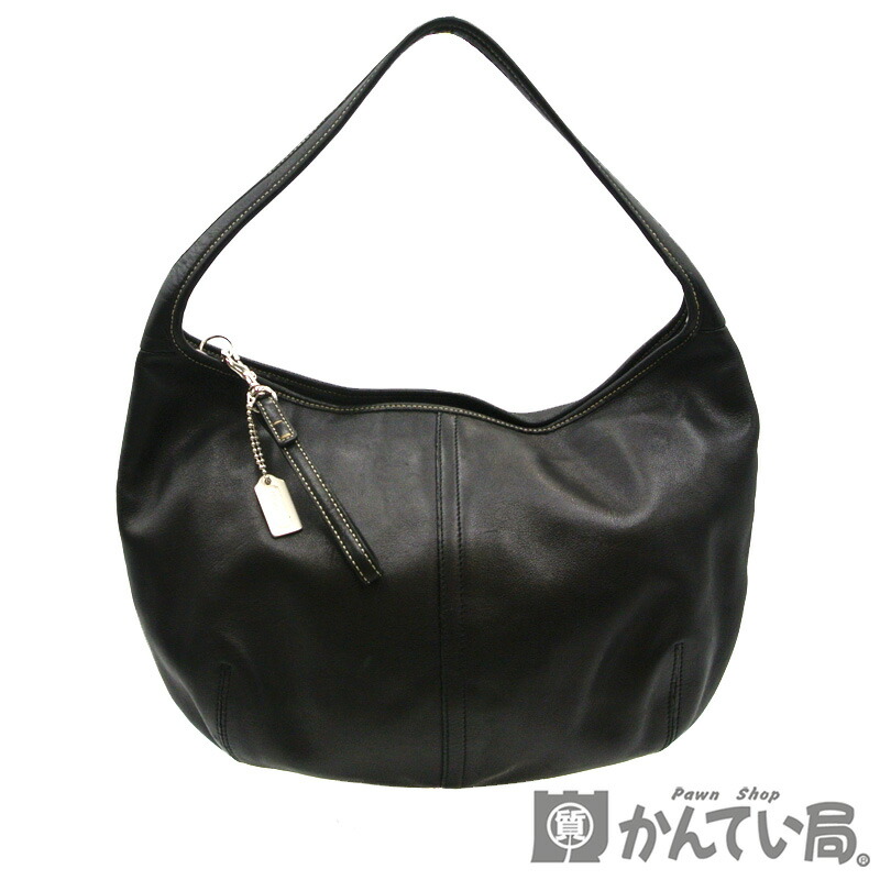 楽天市場】COACH【コーチ】9219 ワンショルダーバッグ ブラック レザー
